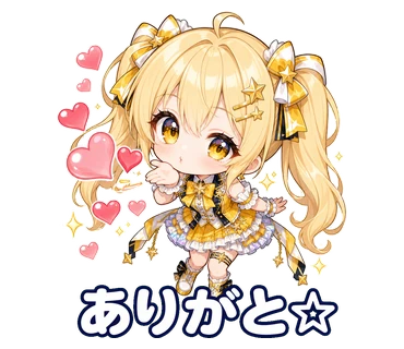 星屑リリ「ありがと☆」